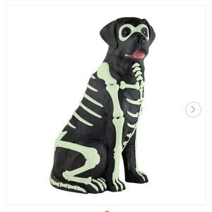 Home Depot Glow in the Dark Skeleton Lab Dog Statue
